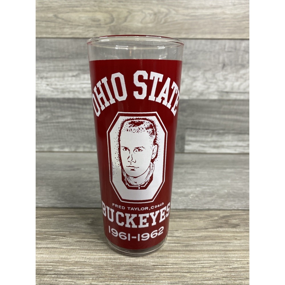 1961 –‎ 1962 OHIO STATE BUCKEYES BASKETBALL GLASS w/ Havlicek, Jerry Lucas